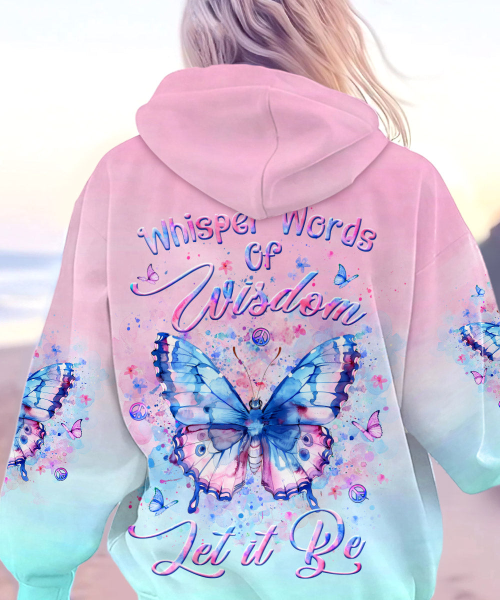 WHISPER WORDS OF WISDOM BUTTERFLY ALL OVER PRINT - YHLT1403241
