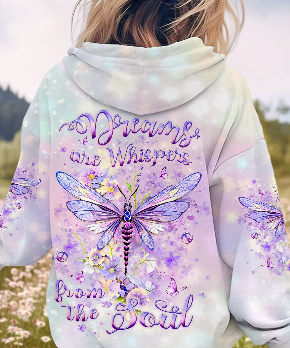 DREAMS ARE WHISPERS FROM THE SOUL DRAGONFLY ALL OVER PRINT - YHLT1803244