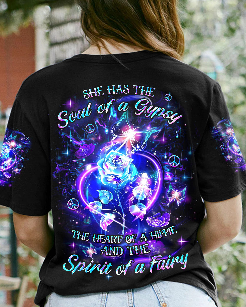 SPIRIT OF A FAIRY BUTTERFLY ROSE ALL OVER PRINT - YHDU0201233
