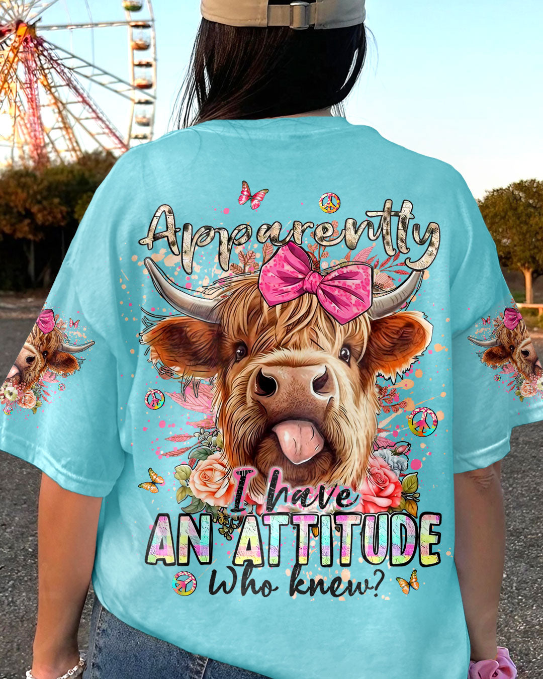 I HAVE AN ATTITUDE HEIFER ALL OVER PRINT - YHLT2307242