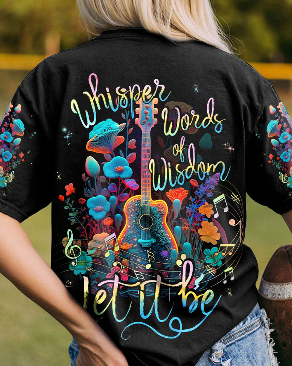 WHISPER WORDS OF WISDOM NEON GUITAR ALL OVER PRINT - TLNT1904231