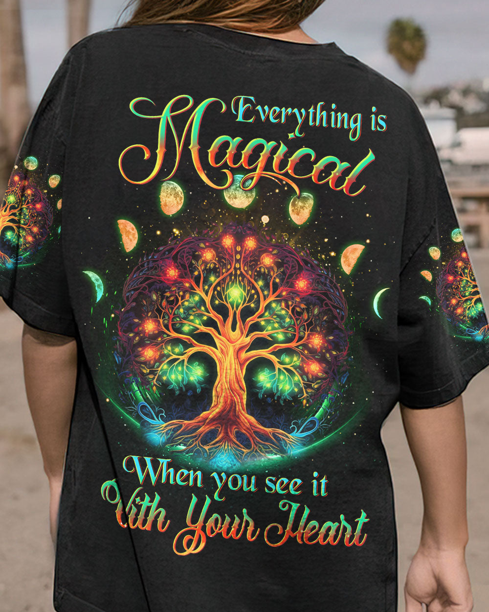 EVERYTHING IS MAGICAL WHEN YOU SEE IT TREE OF LIFE MOON ALL OVER PRINT - YHDU1005233