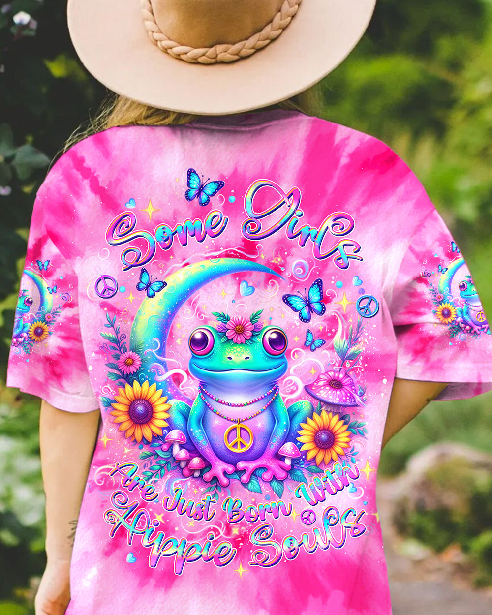 SOME GIRLS ARE JUST BORN WITH HIPPIE SOULS ALL OVER PRINT - YHDU2204245