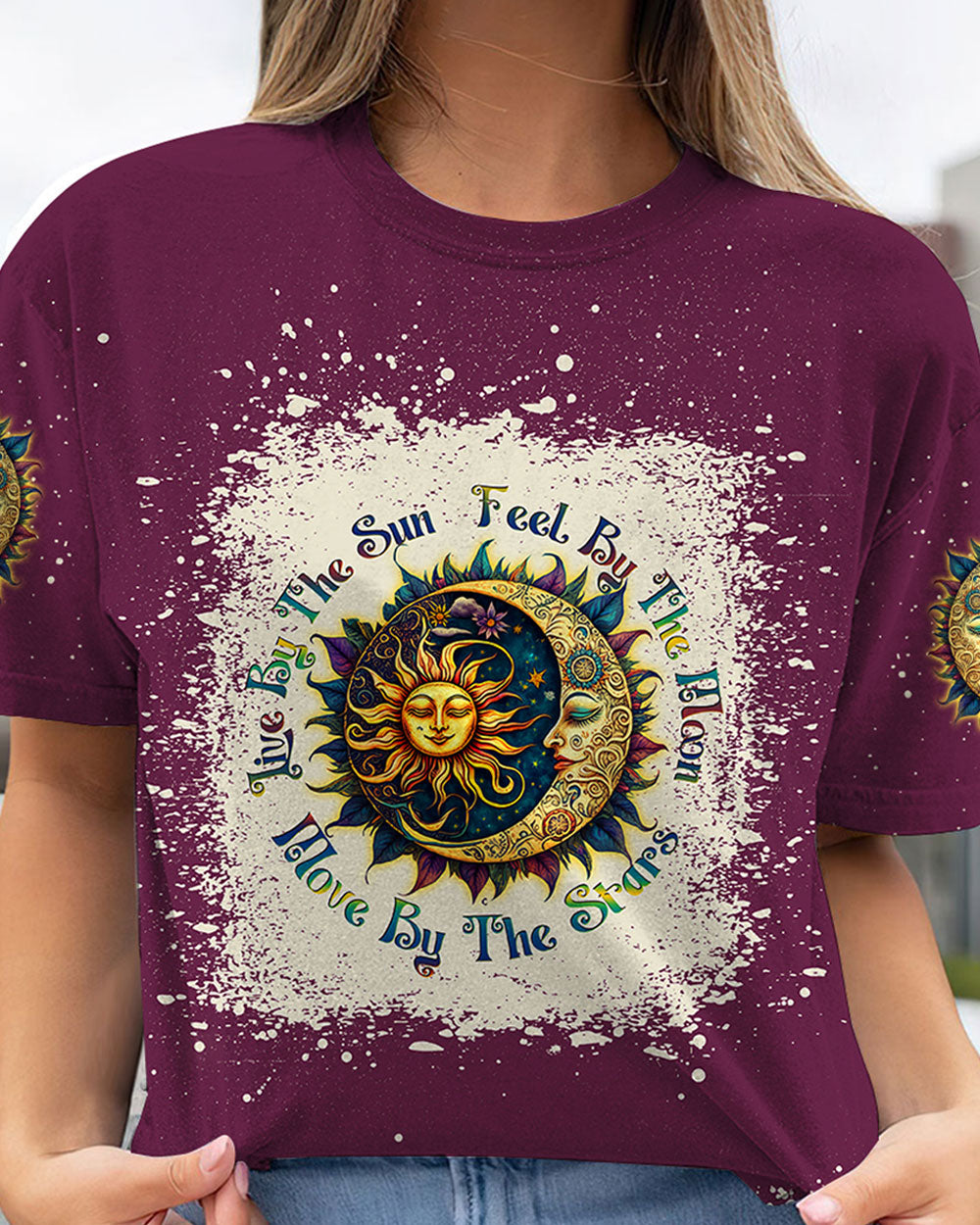 LIVE BY THE SUN BLEACHED ALL OVER PRINT - YHDU0405233