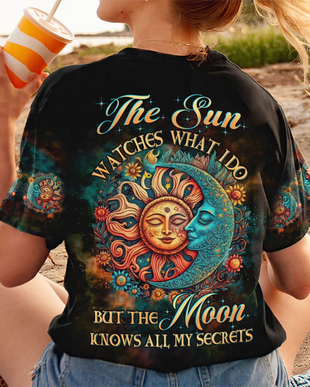 THE SUN WATCHES WHAT I DO ALL OVER PRINT - YHHG0905233