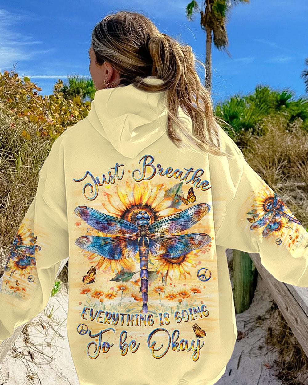 JUST BREATHE DRAGONFLY ALL OVER PRINT - YHDU2702244