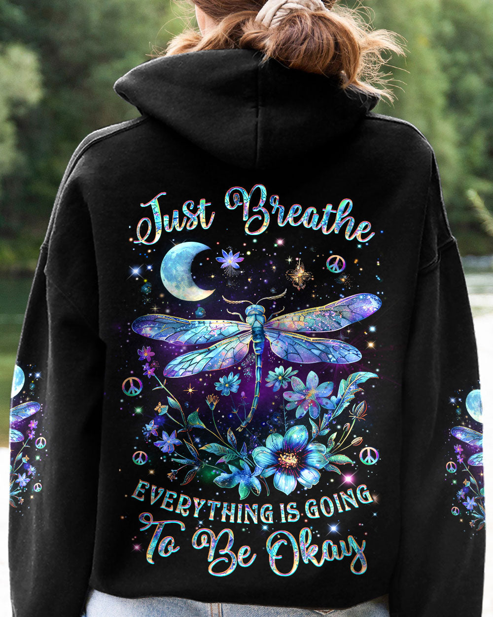 JUST BREATHE DRAGONFLY ALL OVER PRINT - YHLT2702244