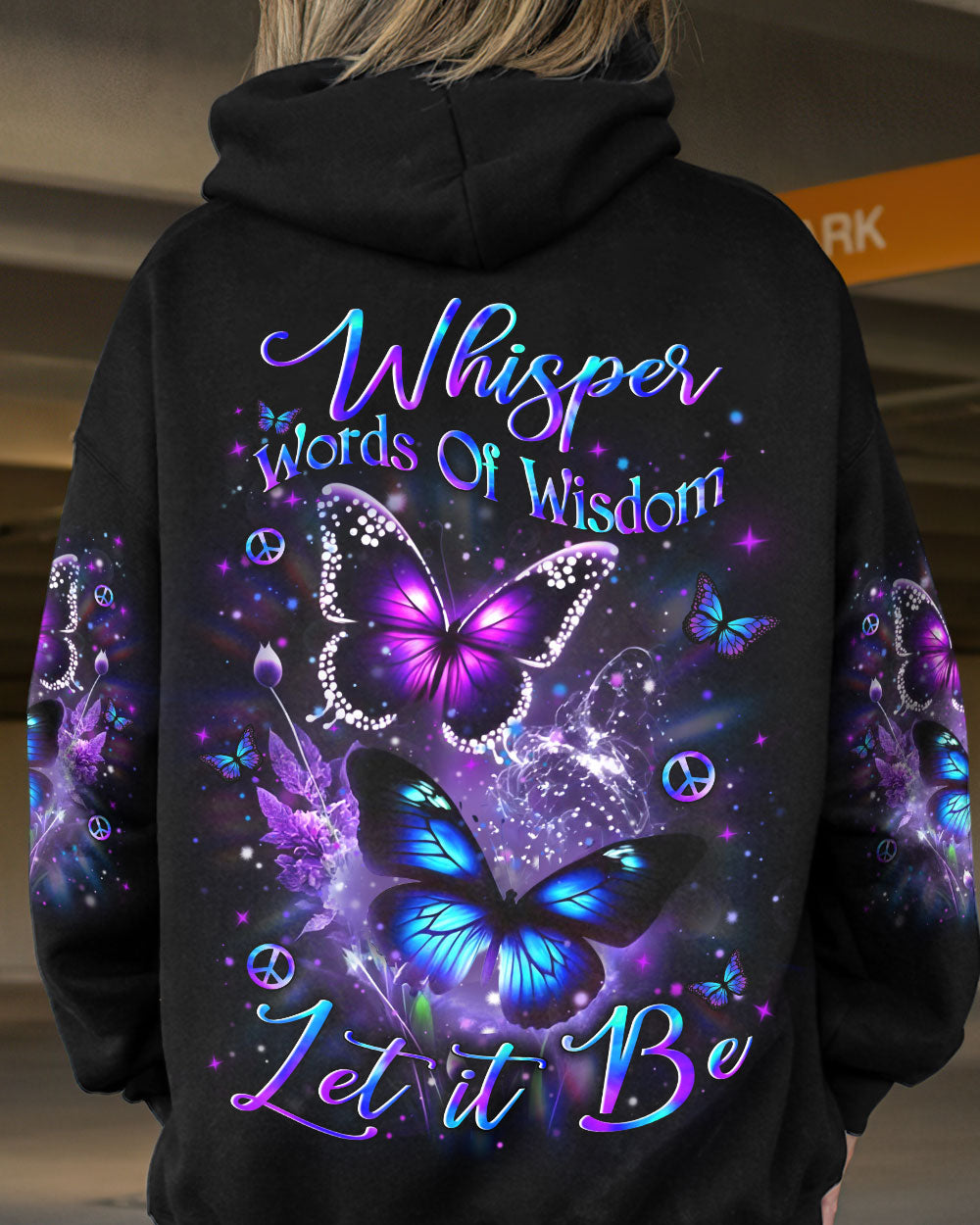 WHISPER WORDS OF WISDOM BUTTERFLY ALL OVER PRINT - YHLN0401242