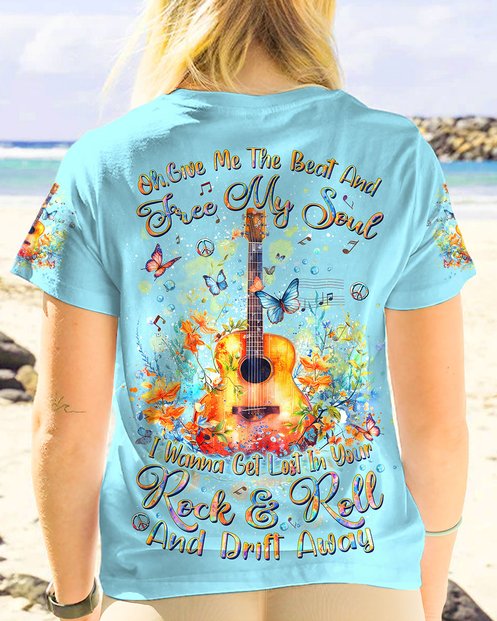 GIVE ME THE BEAT GUITAR ALL OVER PRINT - YHDU1903242
