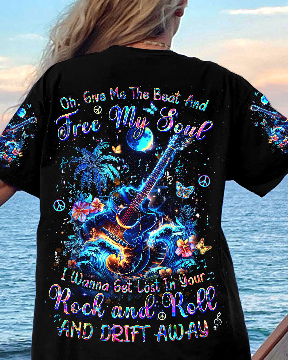 GIVE ME THE BEAT GUITAR ALL OVER PRINT - YHDU1103241