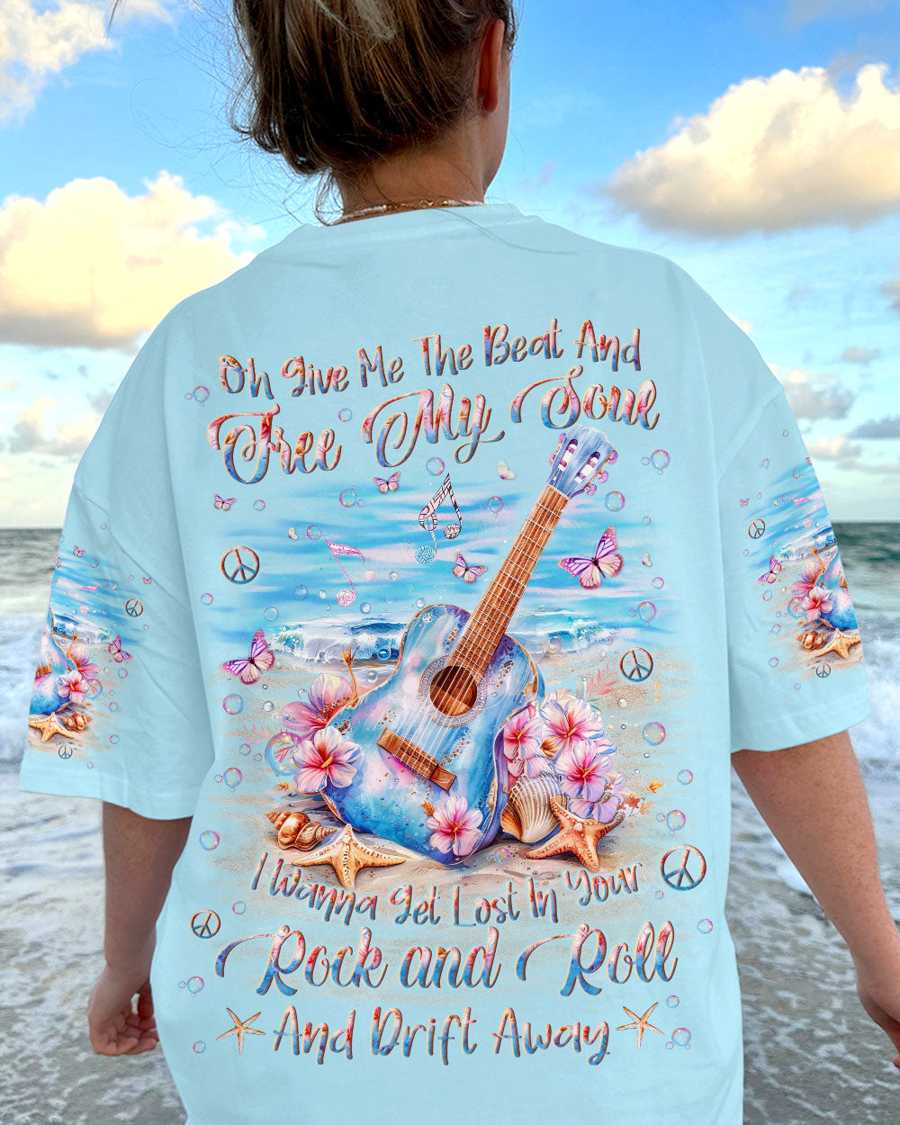 GIVE ME THE BEAT GUITAR ALL OVER PRINT - YHLN3003242