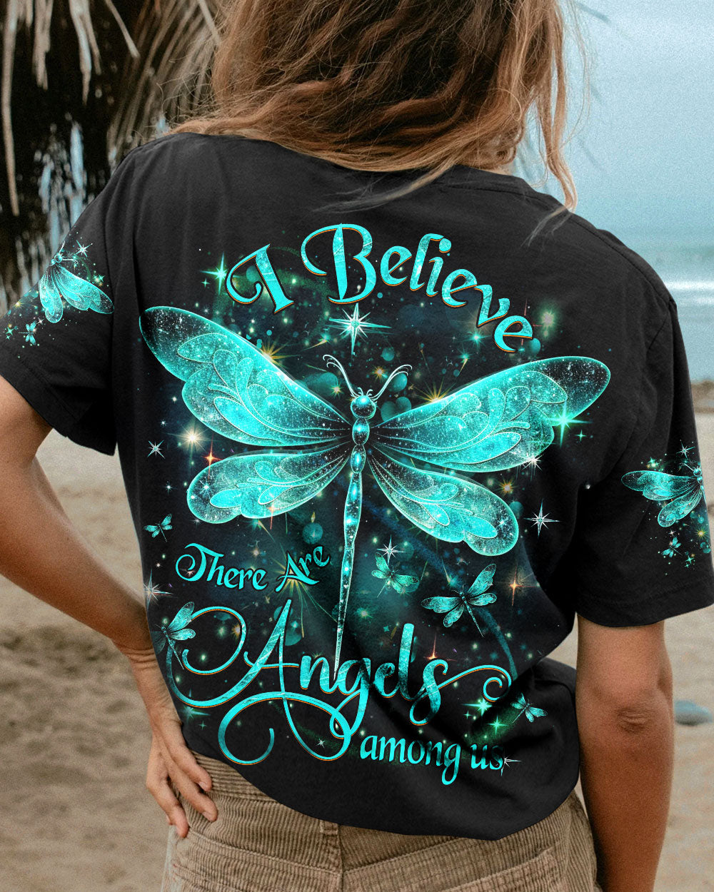 I BELIEVE THERE ARE ANGELS AMONG US ALL OVER PRINT - YHDU1707231