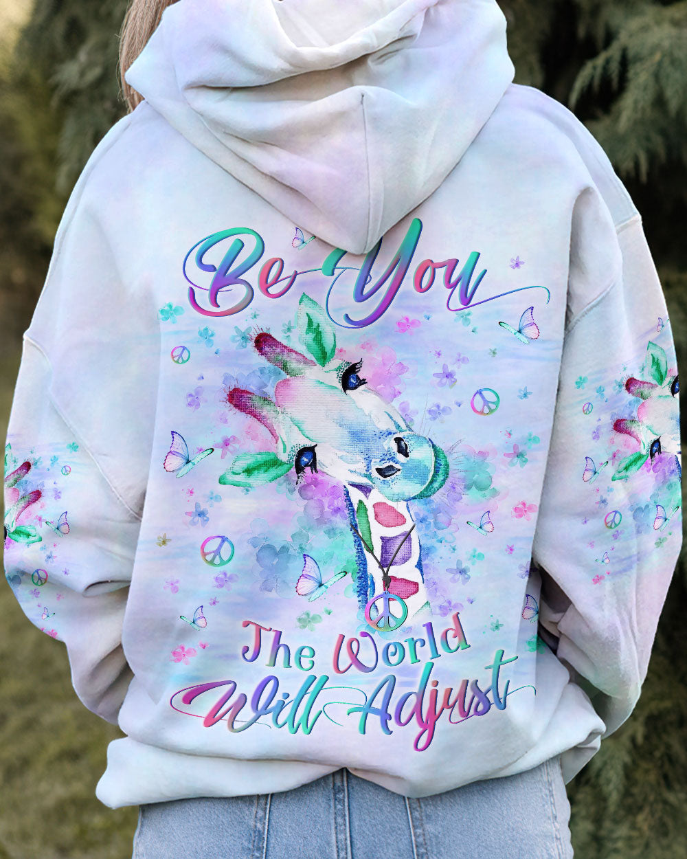 BE YOU THE WORLD WILL ADJUST ALL OVER PRINT - YHLN1912233