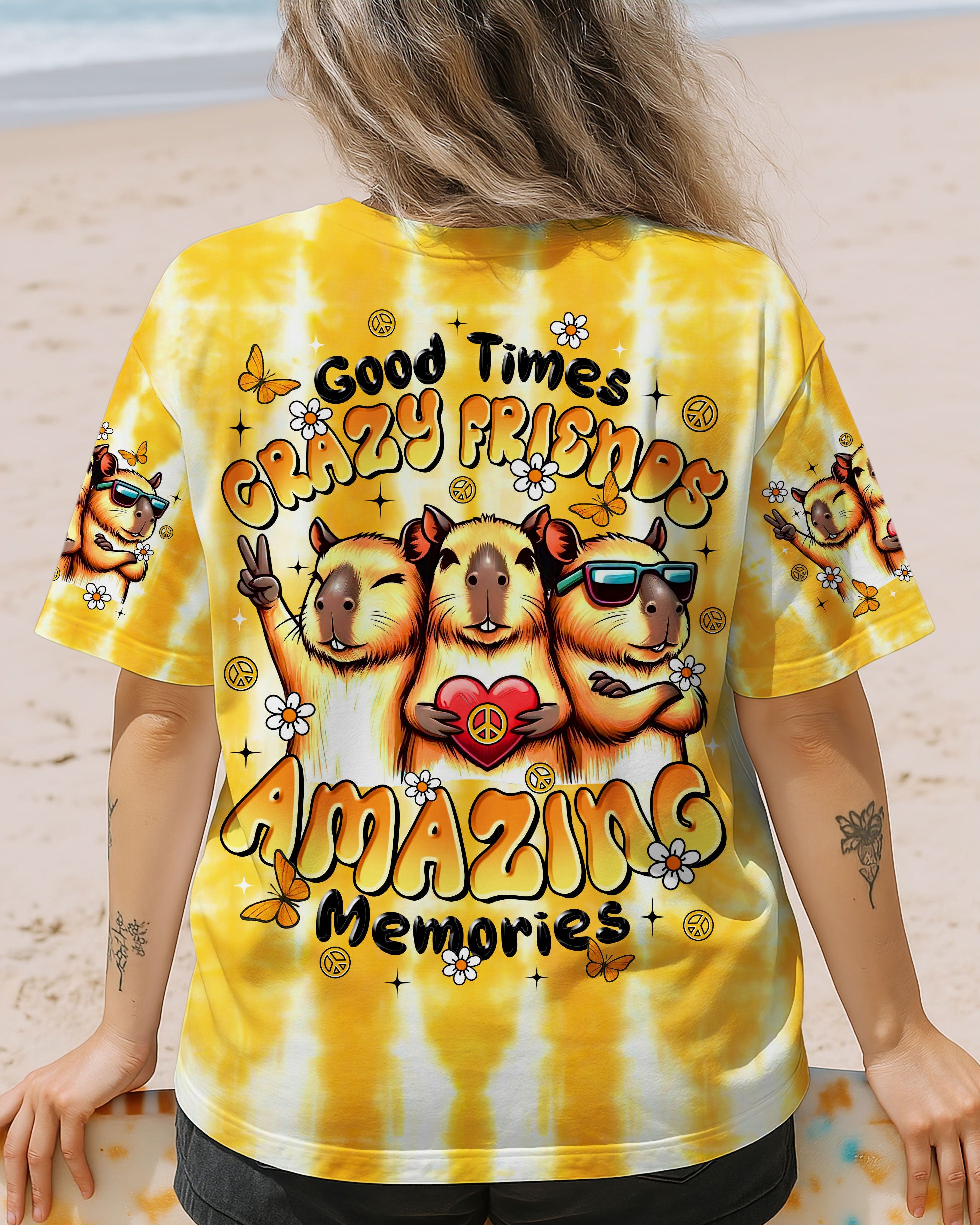GOOD TIMES CRAZY FRIEND CAPYBARA ALL OVER PRINT  - TLTR1908251