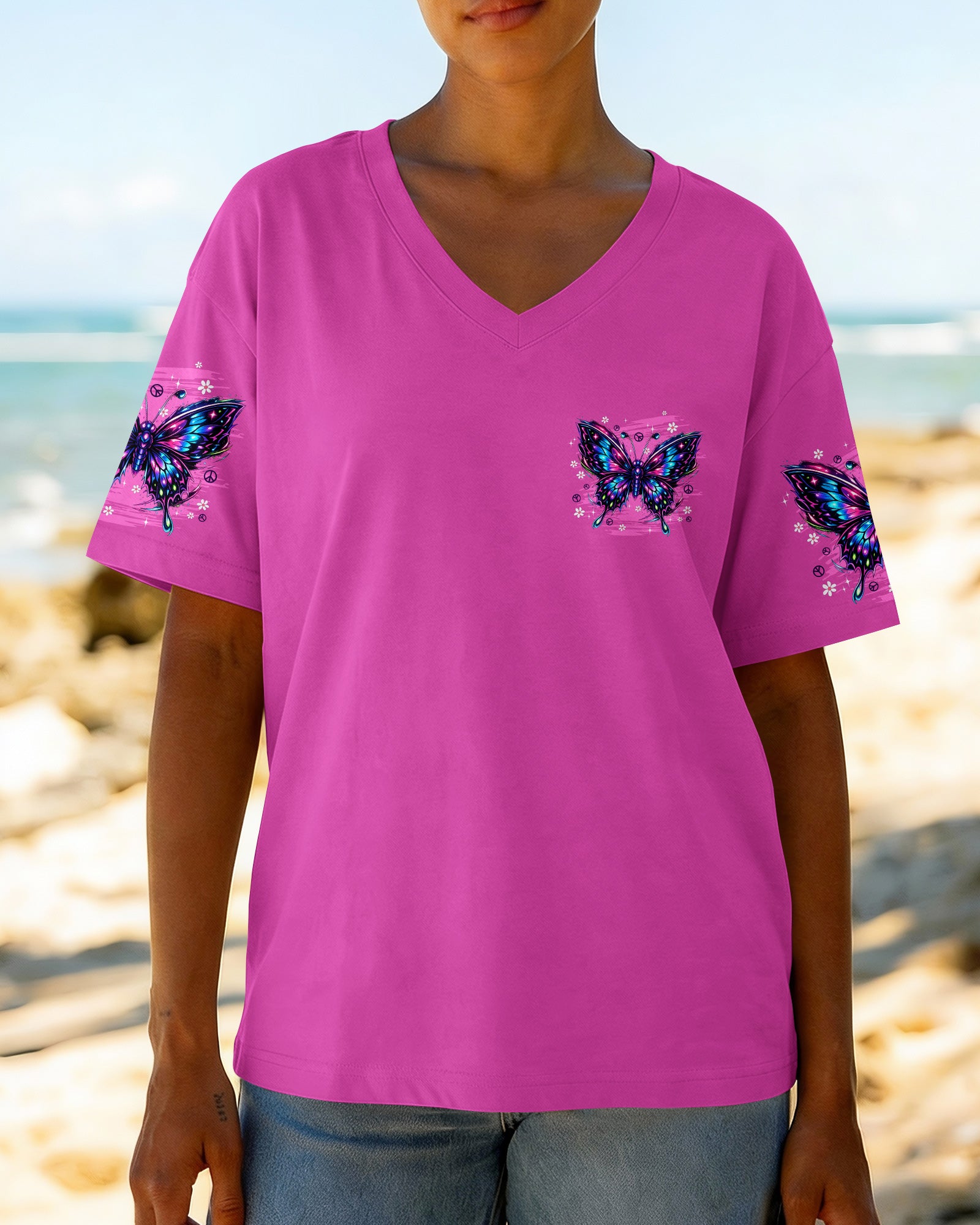 JUST BELIEVE BUTTERFLY ALL OVER PRINT - TYPQ2702263