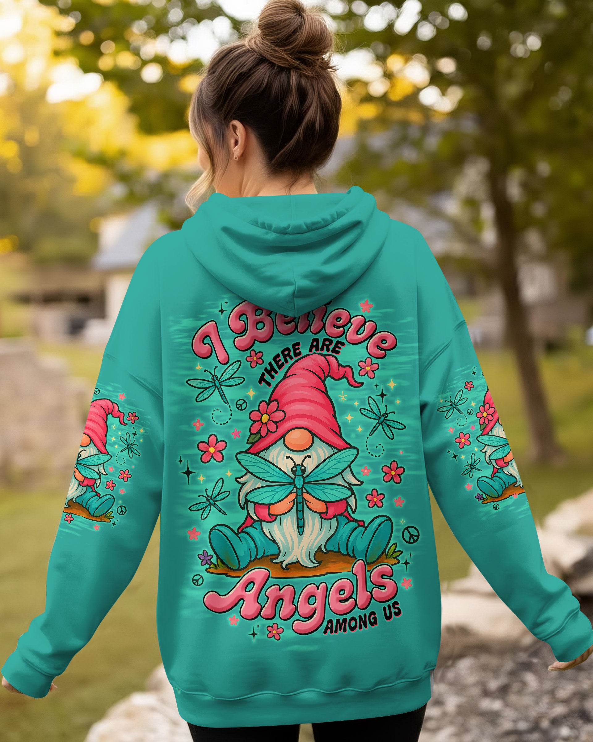 I BELIEVE THERE ARE ANGELS AMONG US GNOME ALL OVER PRINT - TLTW2411251