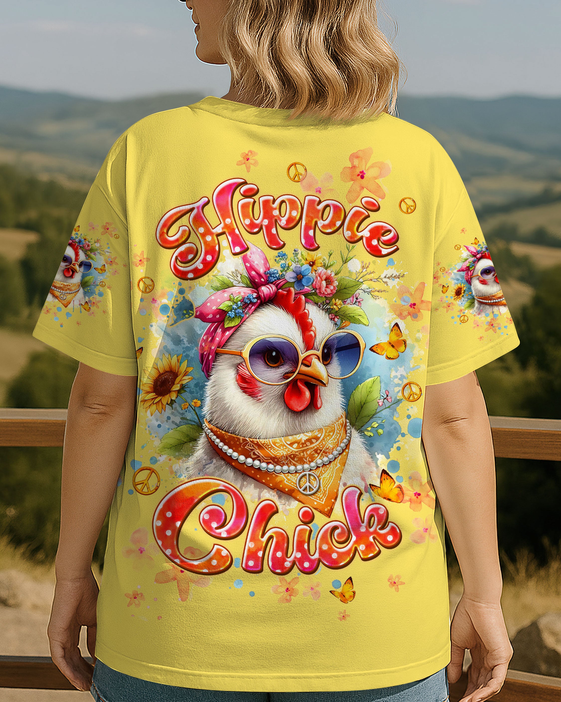 HIPPIE CHICK ALL OVER PRINT  - TLTW0508252