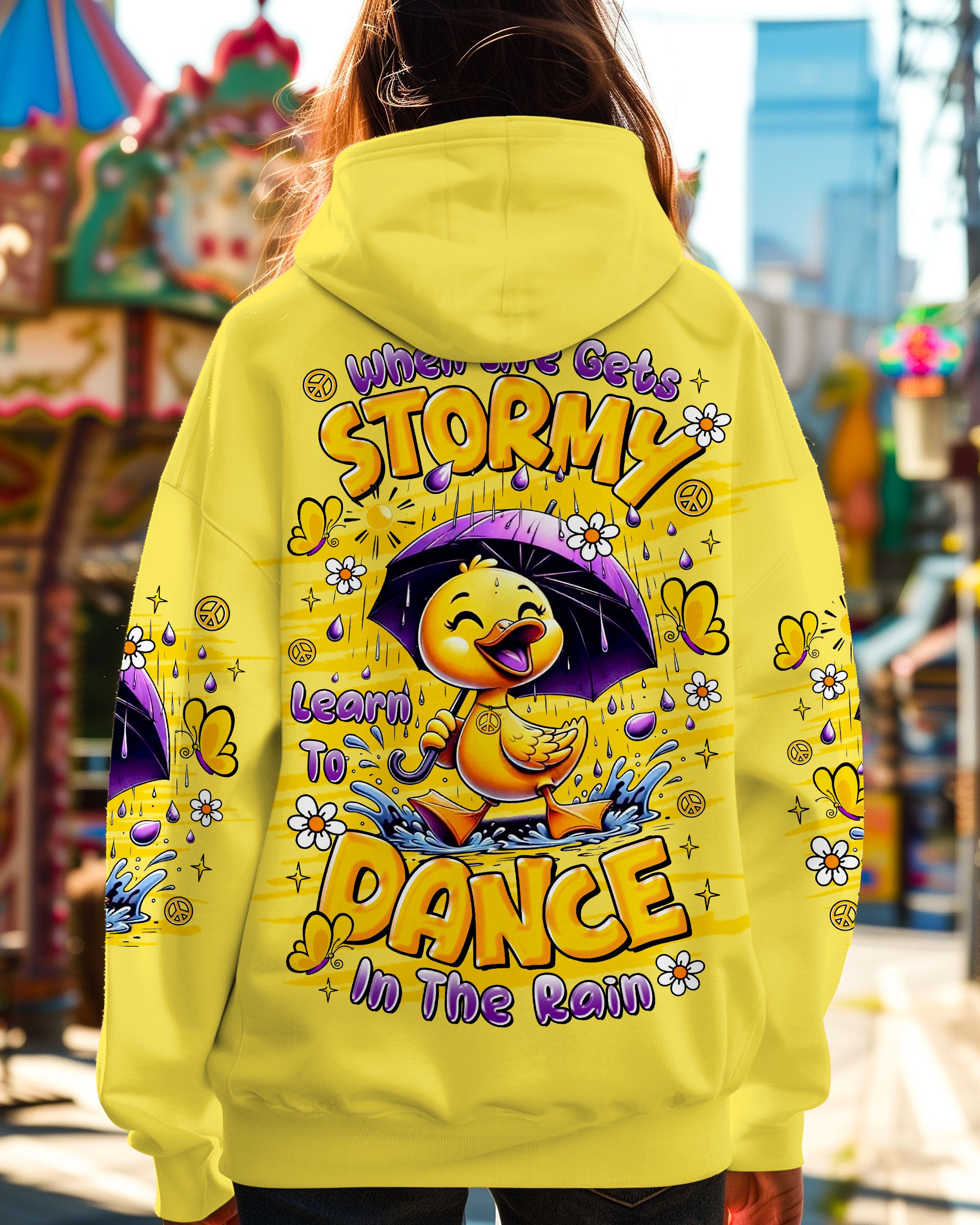 DANCE IN THE RAIN DUCK ALL OVER PRINT - TLTR1108254