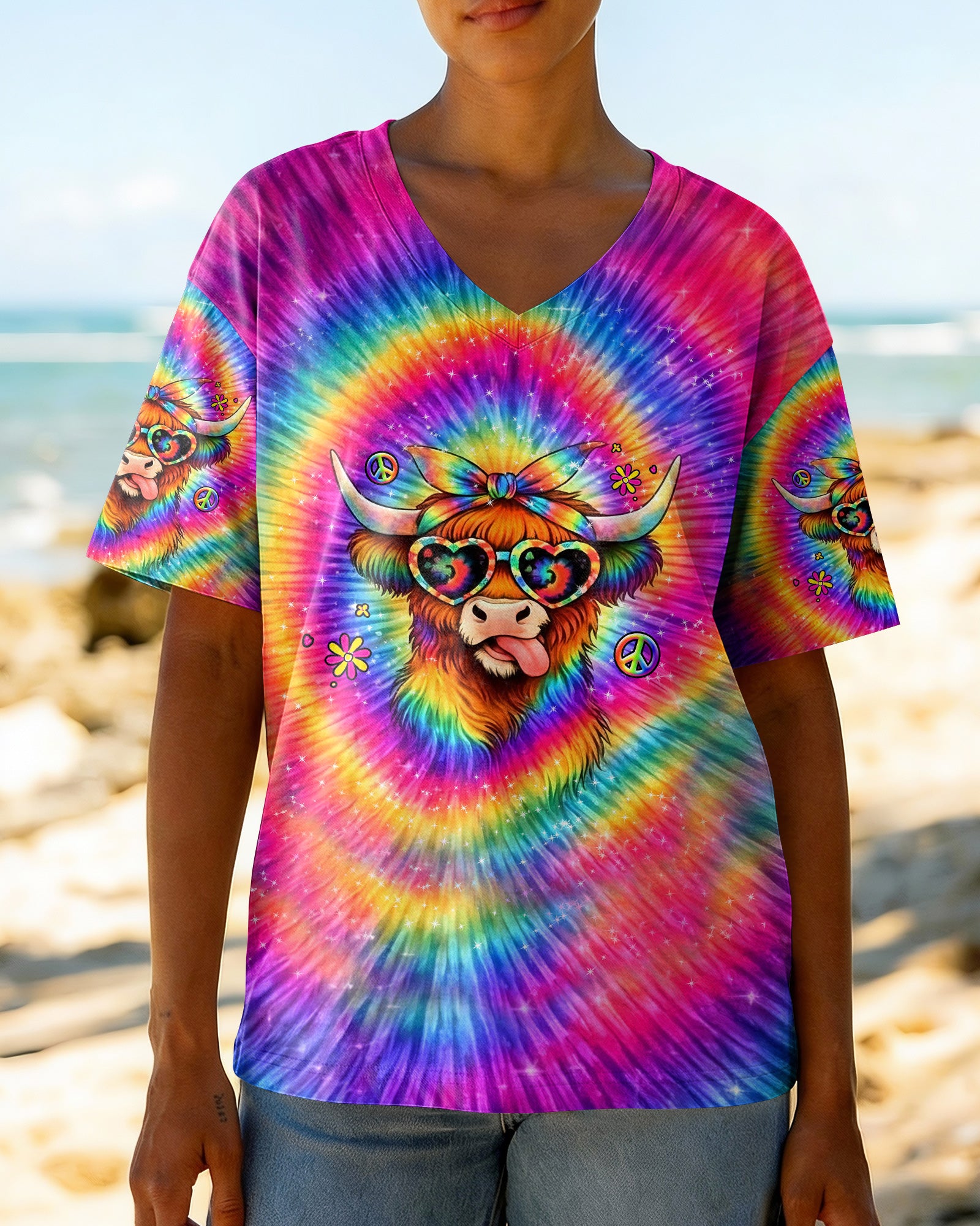 APPARENTLY I HAVE AN ATTITUDE WHO KNEW COW ALL OVER PRINT - YHHG2502262