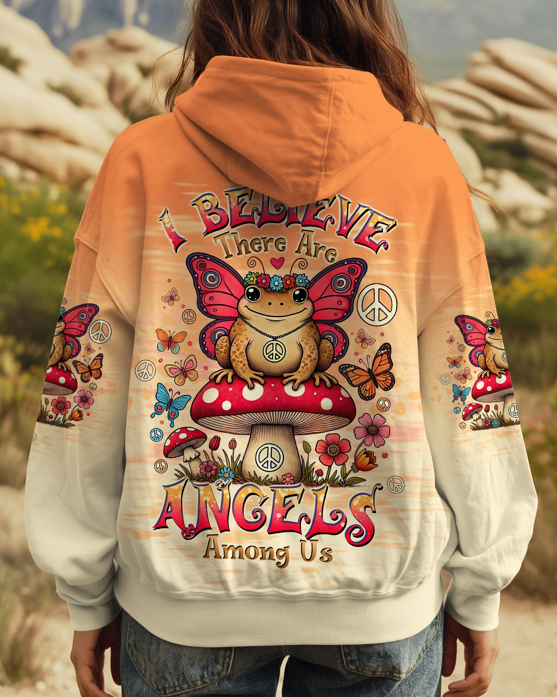 I BELIEVE THERE ARE ANGELS AMONG US TOAD ALL OVER PRINT - TLTW0509245