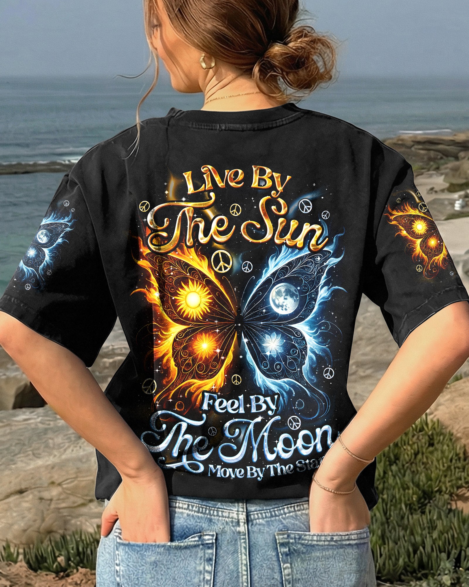 LIVE BY THE SUN BUTTERFLY ALL OVER PRINT - TYQY1102263