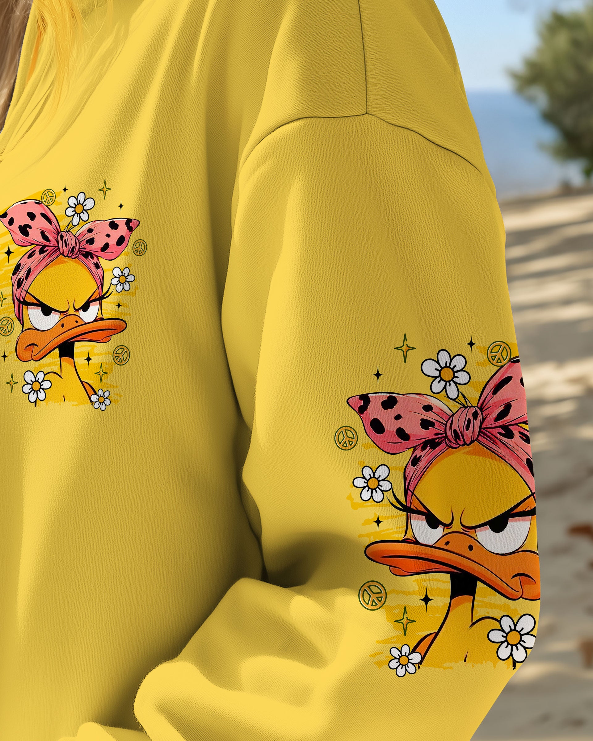 IF YOU THINK AGING TURNS US INTO SWEET OLD LADIES DUCK  ALL OVER PRINT - TLTR1609252