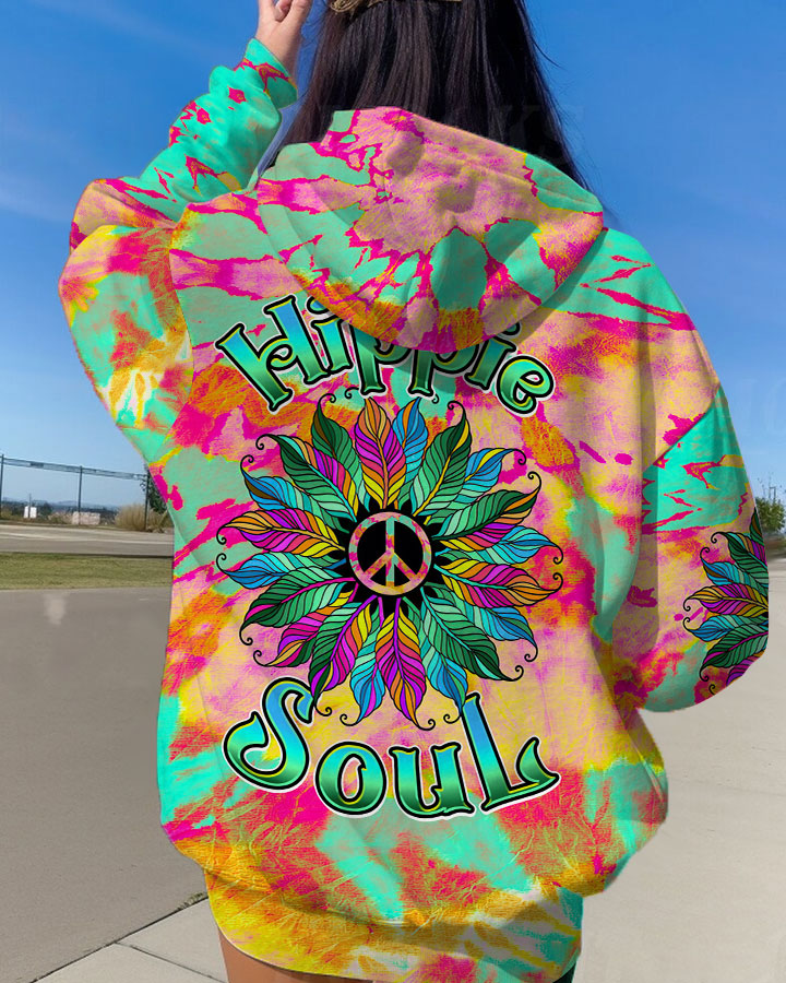 HIPPIE SOUL TIE DYE ALL OVER PRINT - TLTW2407234