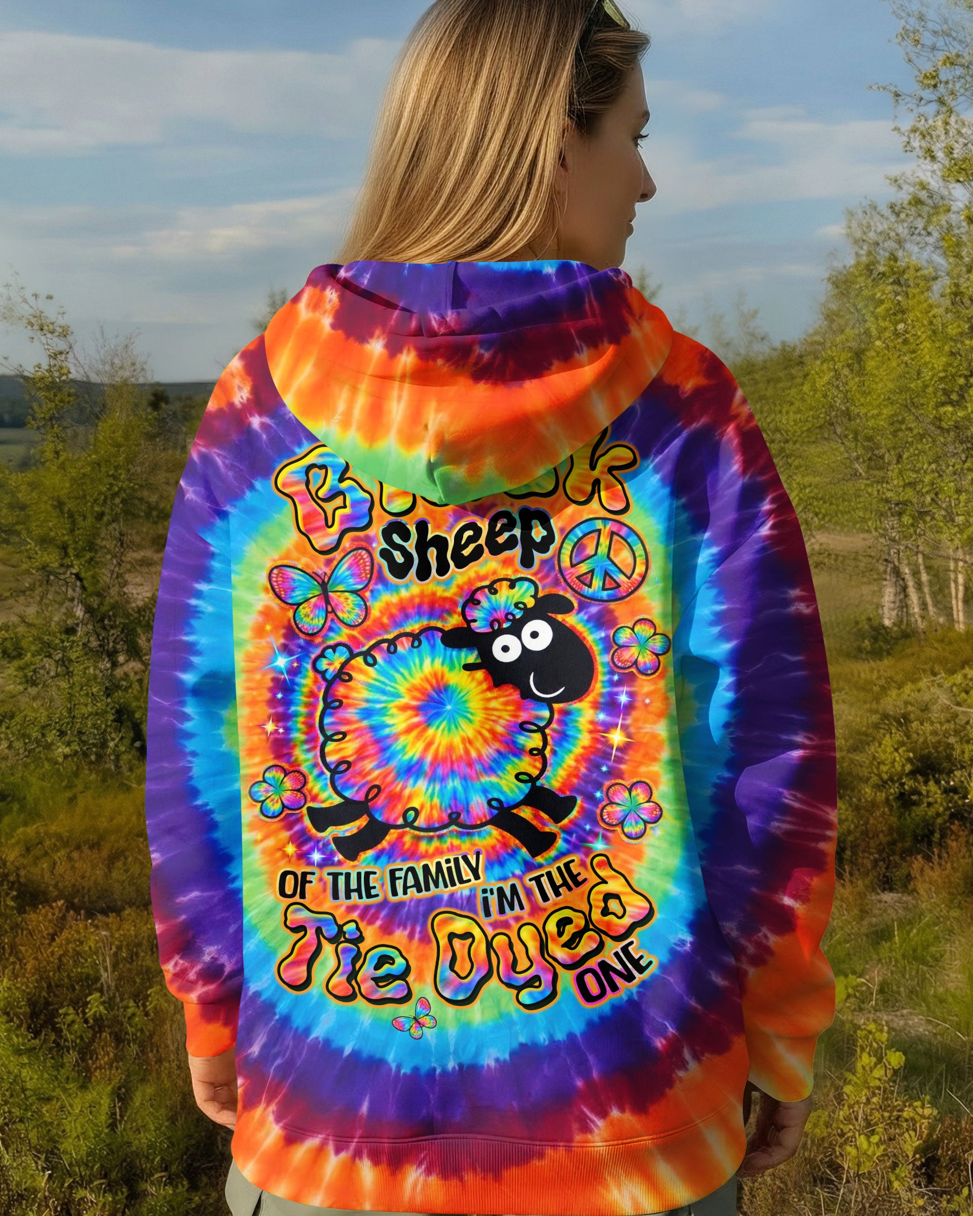 I'M NOT THE BLACK SHEEP SWIRL ALL OVER PRINT - TLTW2803262
