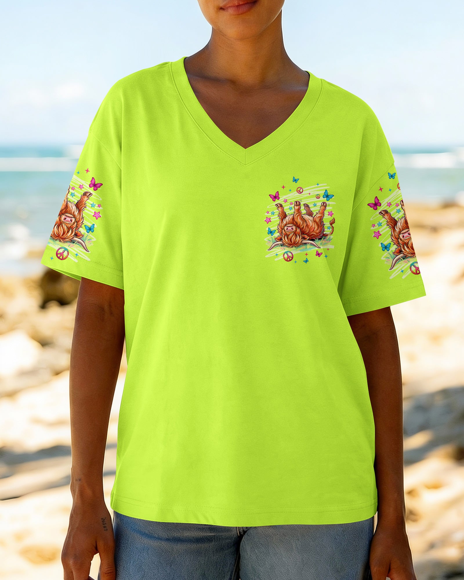 TODAY'S YOGA POSE COW ALL OVER PRINT  - TLNT2505263