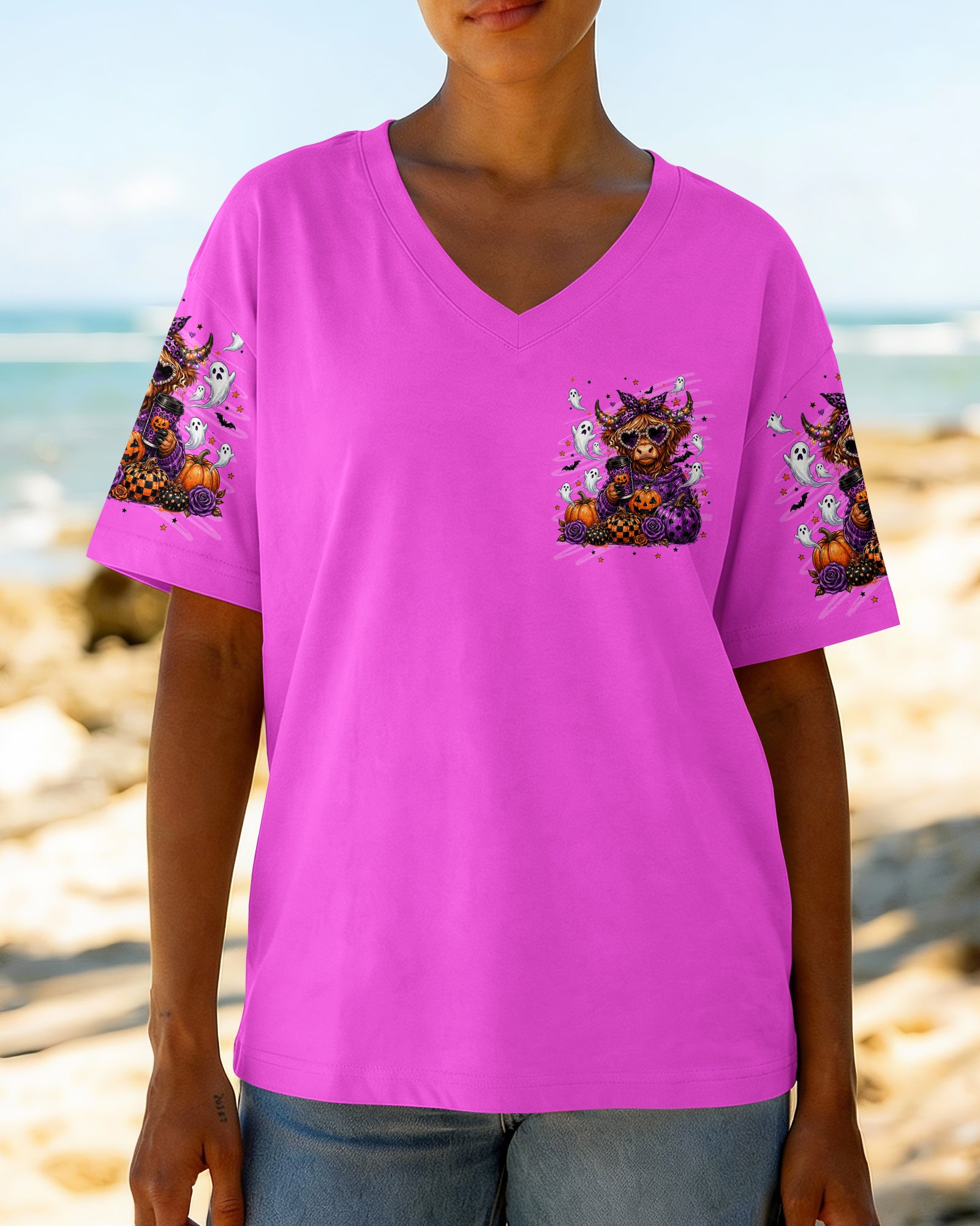 SUCK IT UP BUTTERCUP HIGHLAND COW HALLOWEEN ALL OVER PRINT  - TLNT2207261
