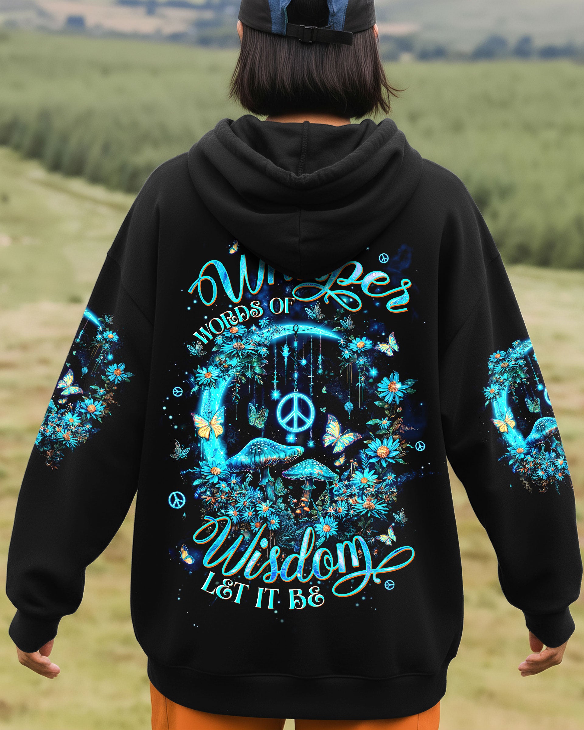 WHISPER WORDS OF WISDOM LET IT BE MOON ALL OVER PRINT  - TLTW0811251
