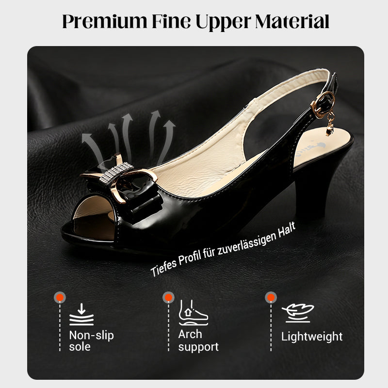 👡 Women's Elegant Shoes • Open-toe, ankle-strap, medium heel ✨