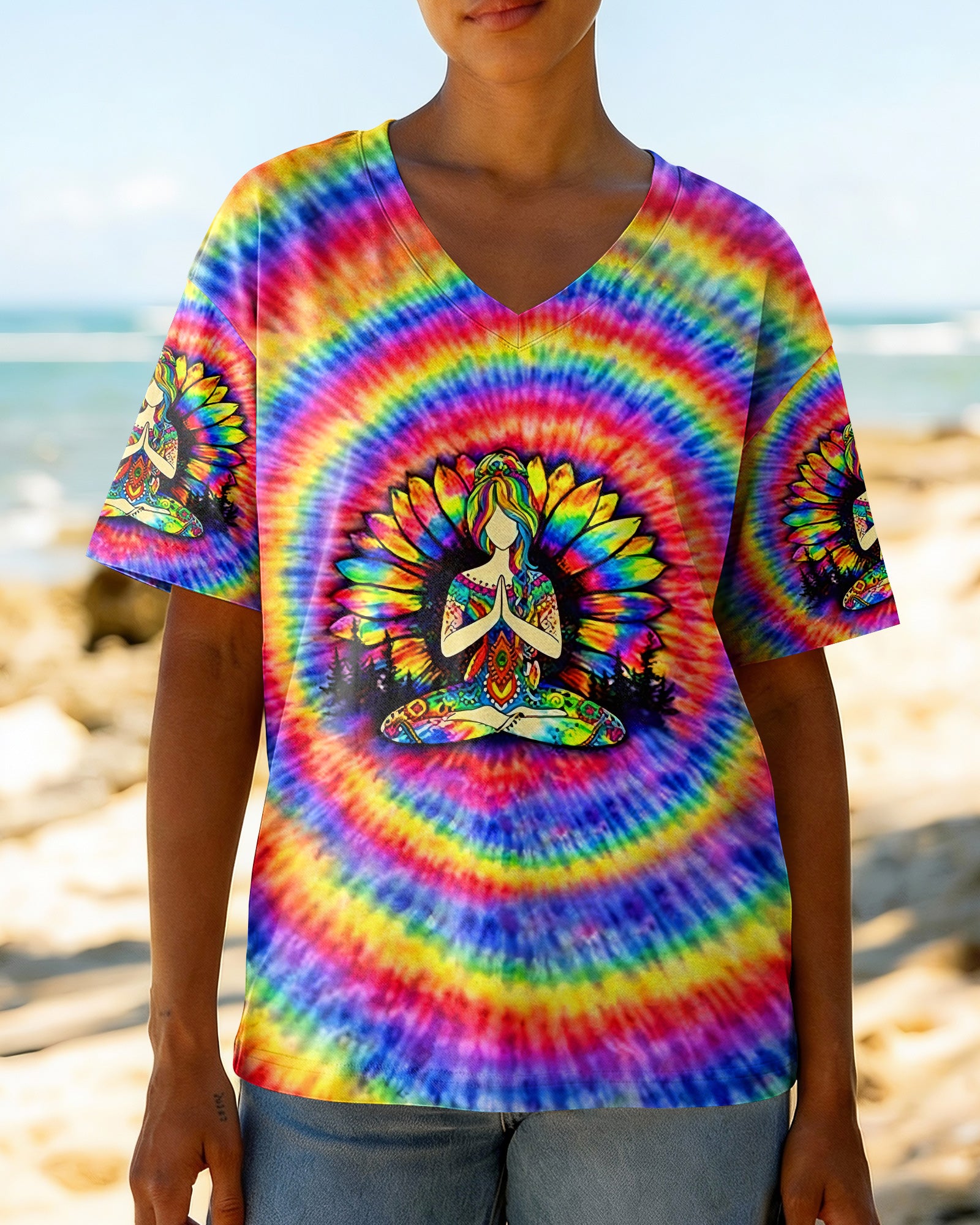 SOME GIRLS ARE JUST BORN WITH HIPPIE SOULS ALL OVER PRINT - YHHG2602261