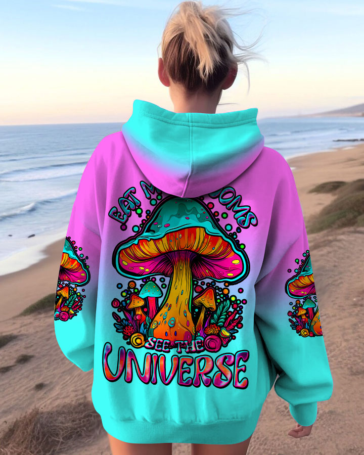 EAT MUSHROOMS SEE THE UNIVERSE ALL OVER PRINT - TLTW0308232