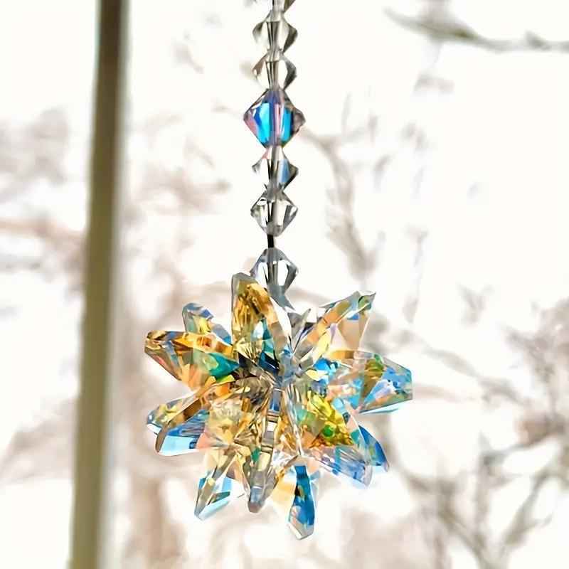 🌈 Crystal Sun Suncatcher – Rainbow Prism Window Hanging