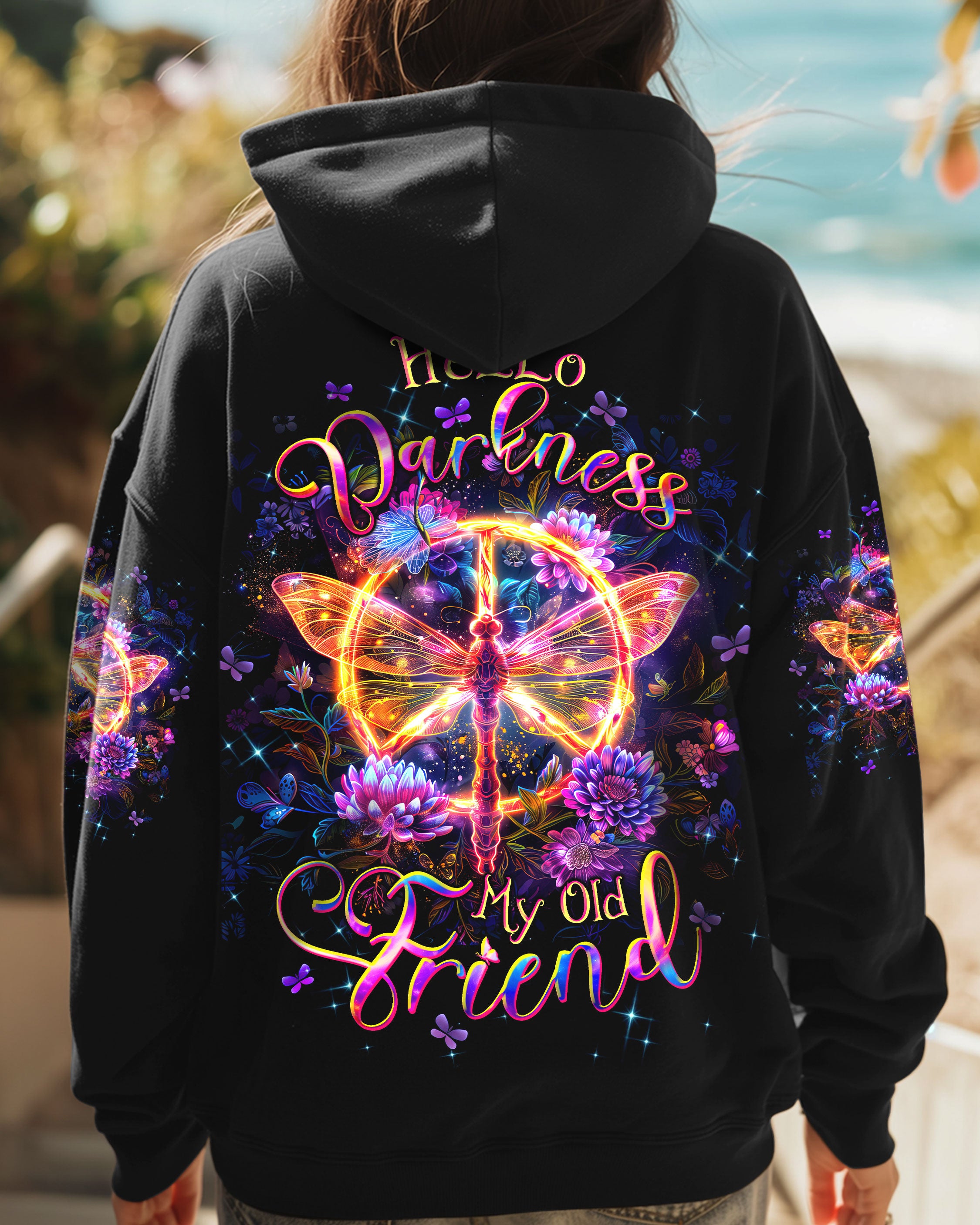 HELLO DARKNESS MY OLD FRIEND DRAGONFLY ALL OVER PRINT - TLTW3112244