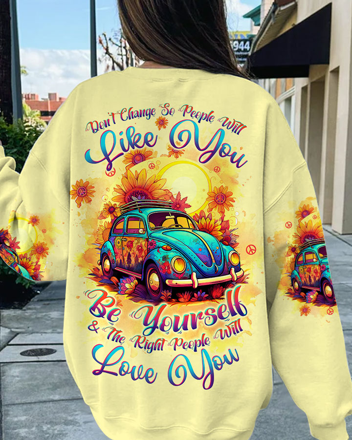 THE RIGHT PEOPLE WILL LOVE YOU ALL OVER PRINT - TLTW3108233