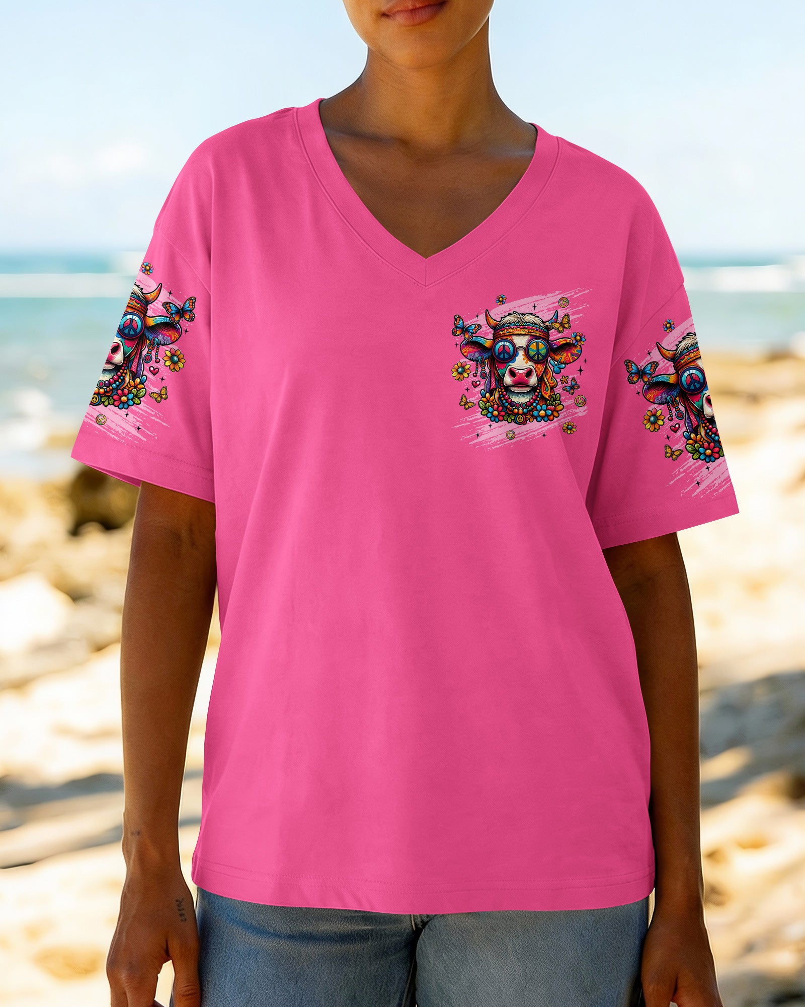 APPARENTLY I HAVE AN ATTITUDE WHO KNEW COW ALL OVER PRINT - TLNT0602261