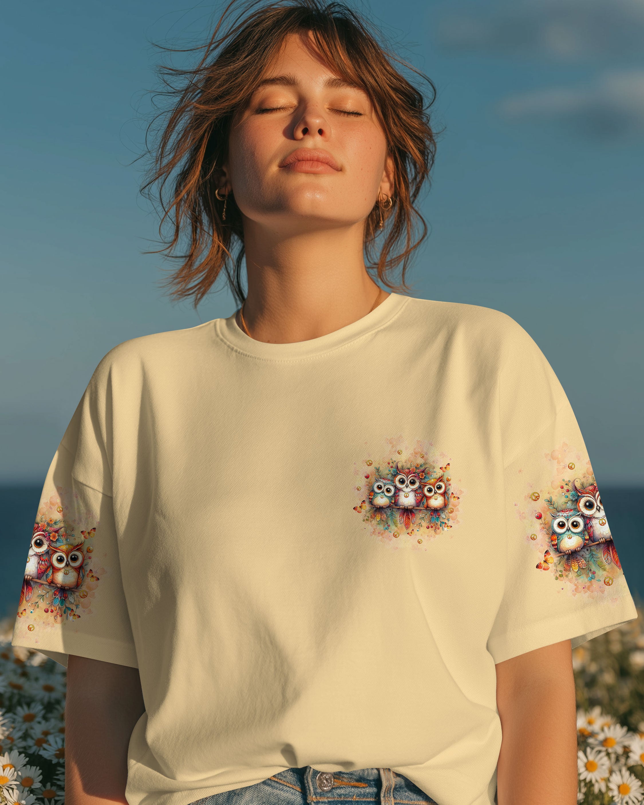 GOOD TIMES CRAZY FRIEND OWL ALL OVER PRINT - TLTW1407253