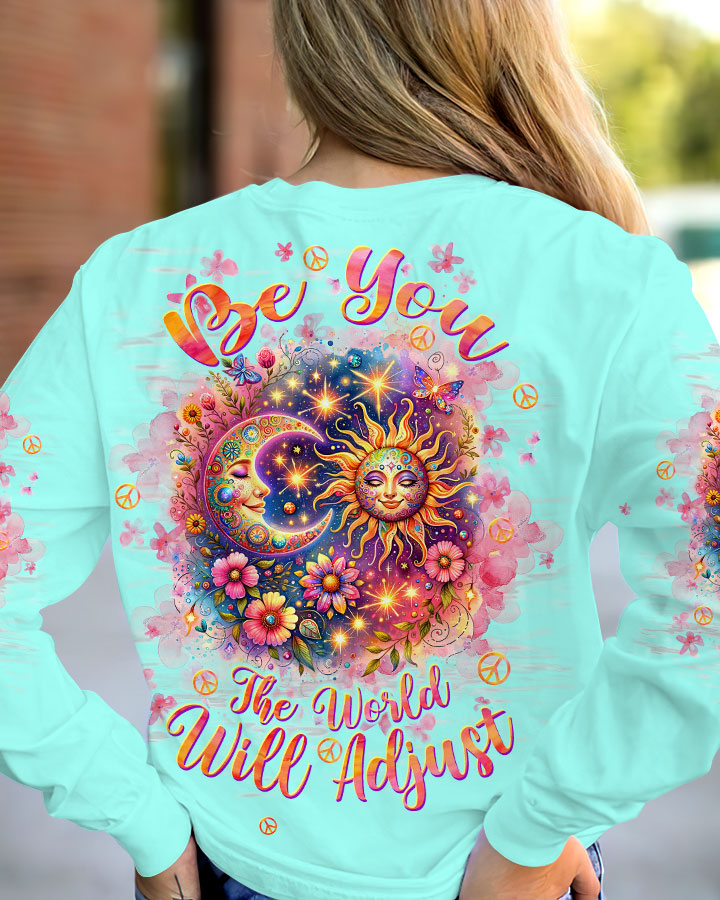 BE YOU THE WORLD WILL ADJUST SUN MOON ALL OVER PRINT - TLTW0612233