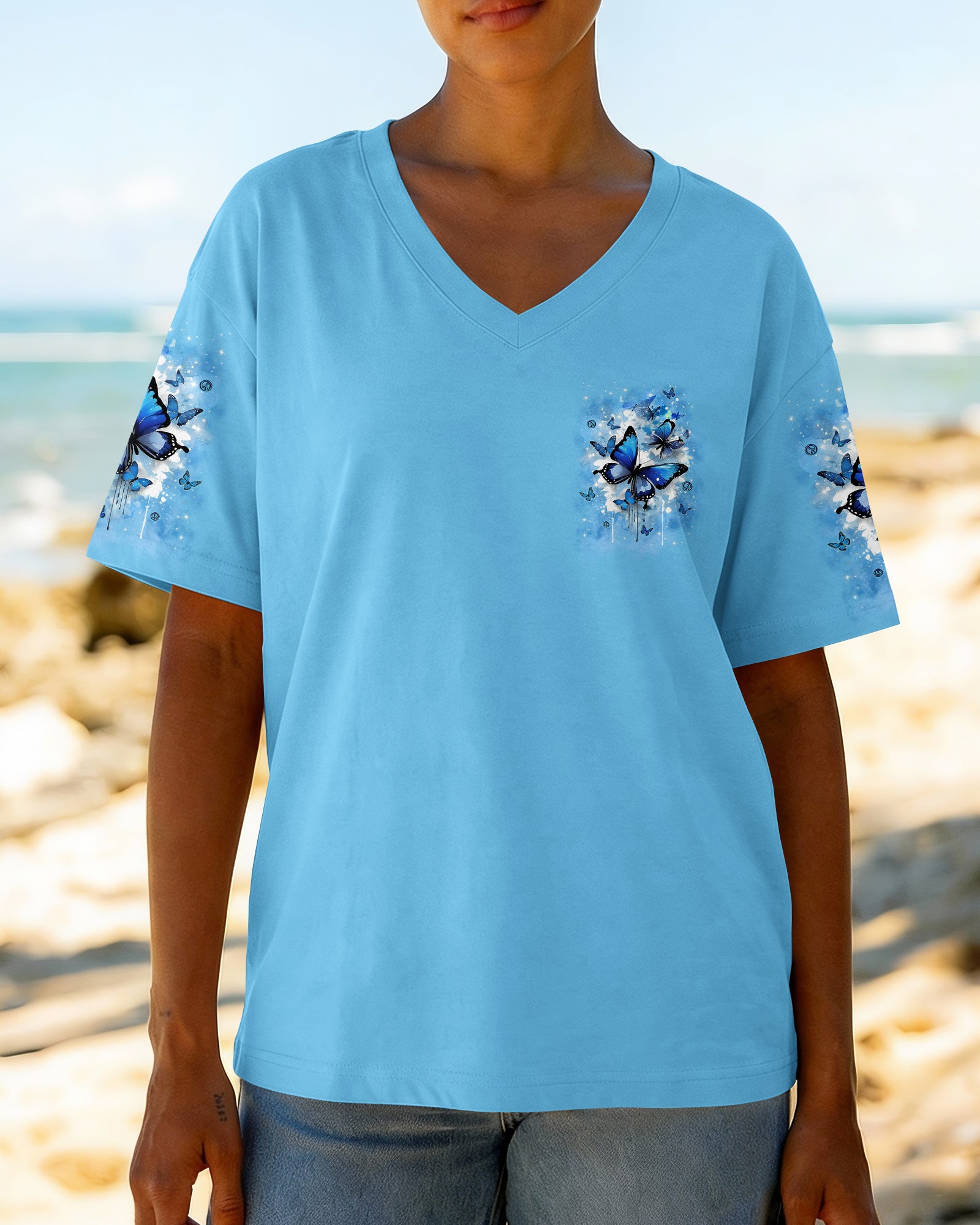 KINDNESS IS FREE SPRINKLE IT EVERYWHERE BUTTERFLIES ALL OVER PRINT - TYLN0403261