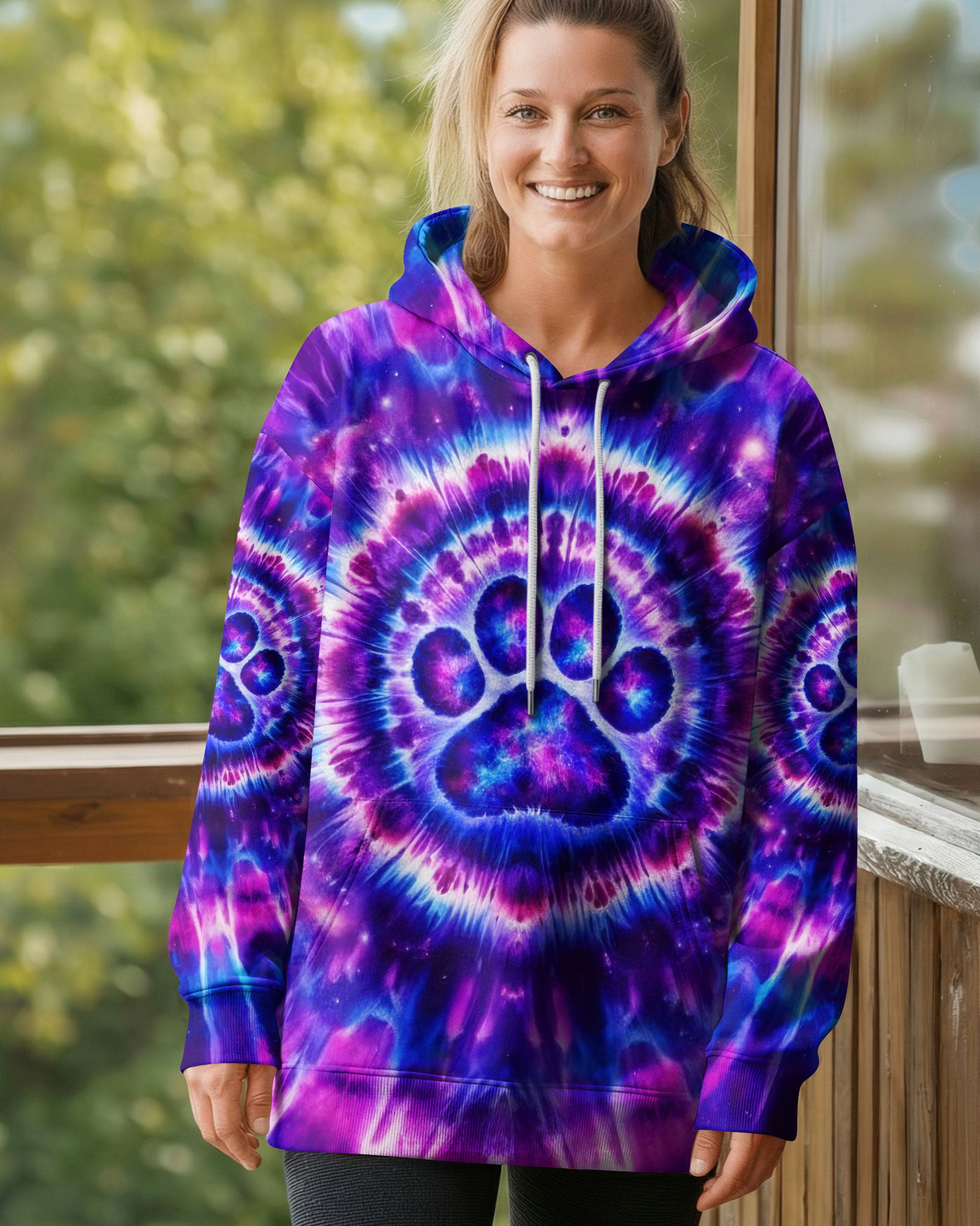 PAW PRINT GALAXY  SWIRL ALL OVER PRINT - TLTW2602261