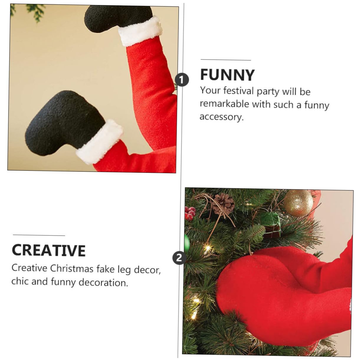 🎅Early Christmas Promotion 57% OFF-🎄Santa & Elf Mischief Legs