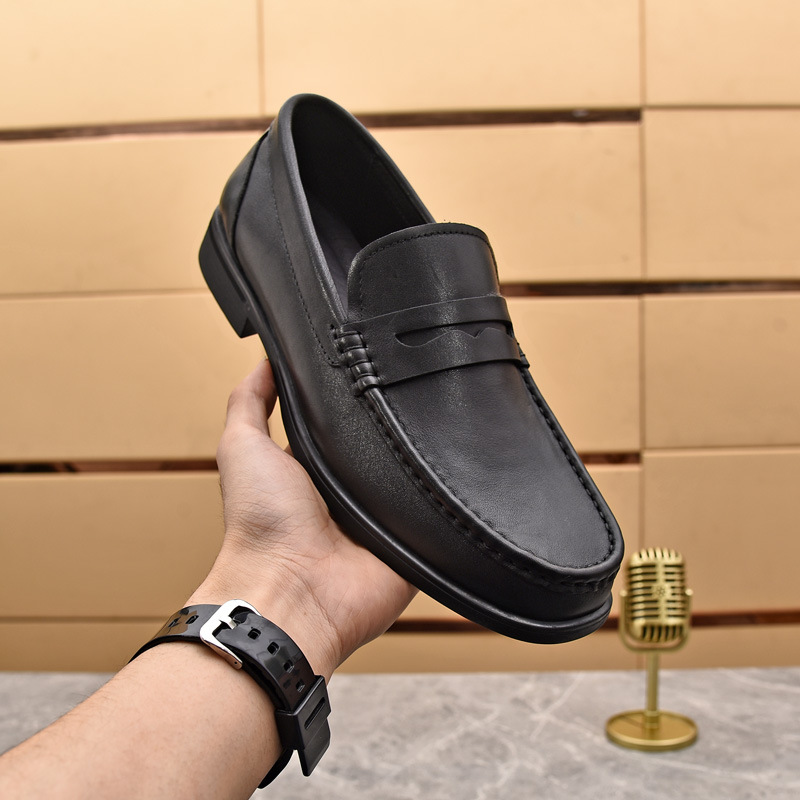 2024 Men's British Style Retro Handmade Soft Sole Business Formal Leather Shoes