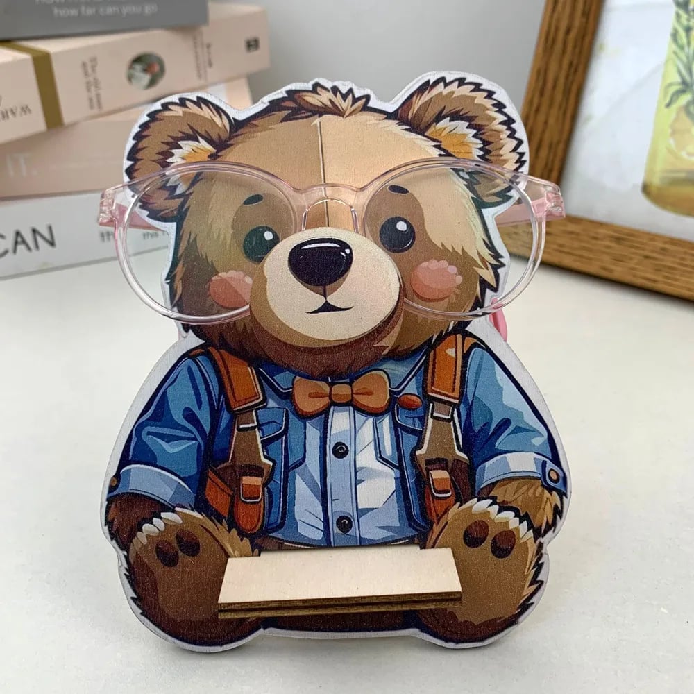 Wooden Animal Eyeglasses Frame