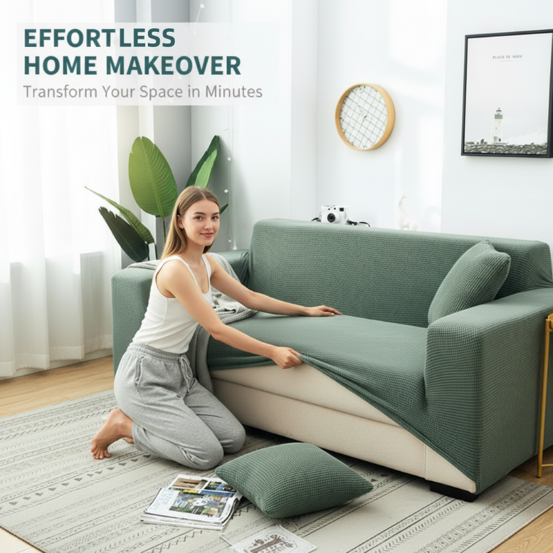 🔥Jacquard Knitted Stretch Sofa Cover