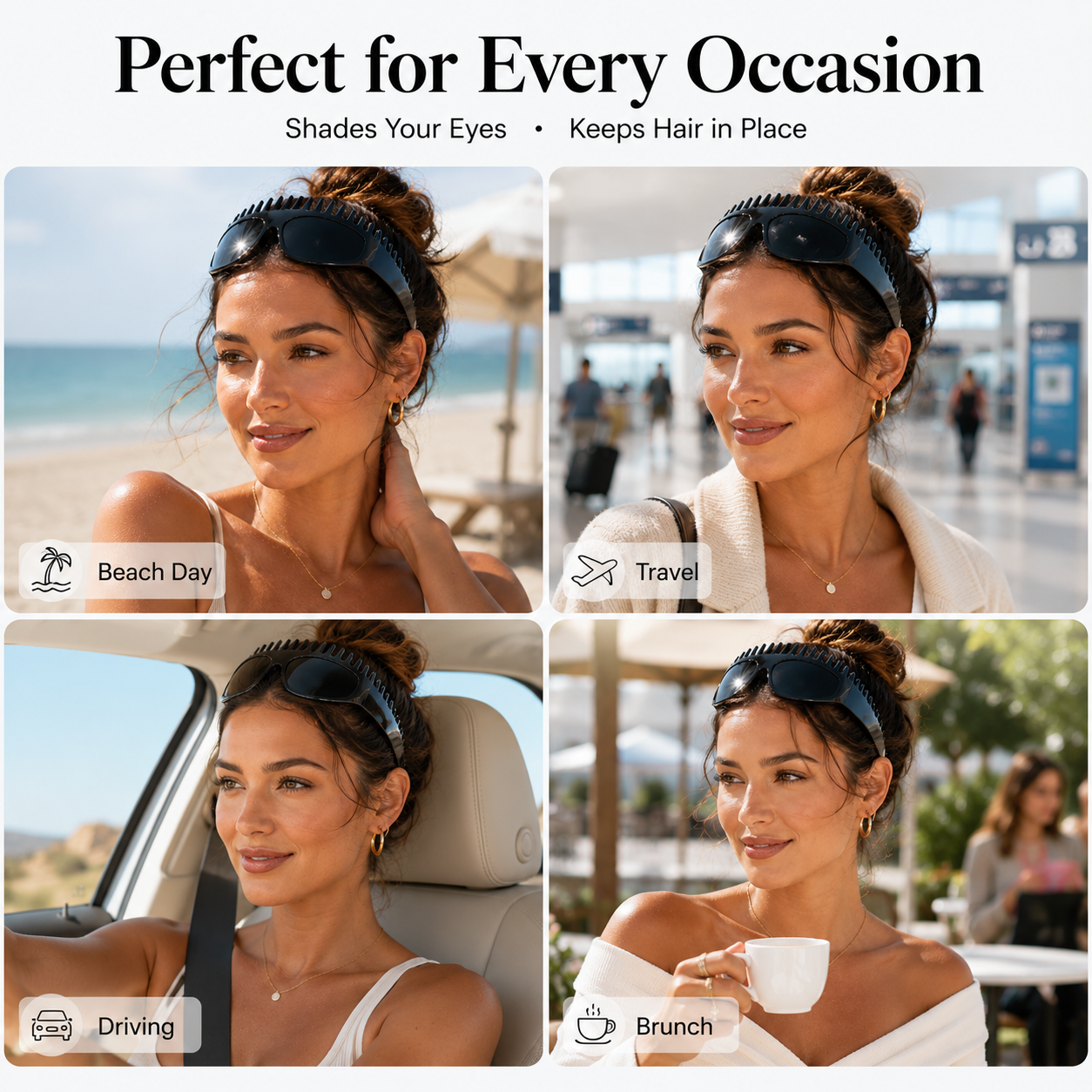 ✨ New Fashion Square Sunglasses for Women – Light Luxury, UV Protection, Oversized Frame, Versatile & Streetwear Stylish! 🕶️