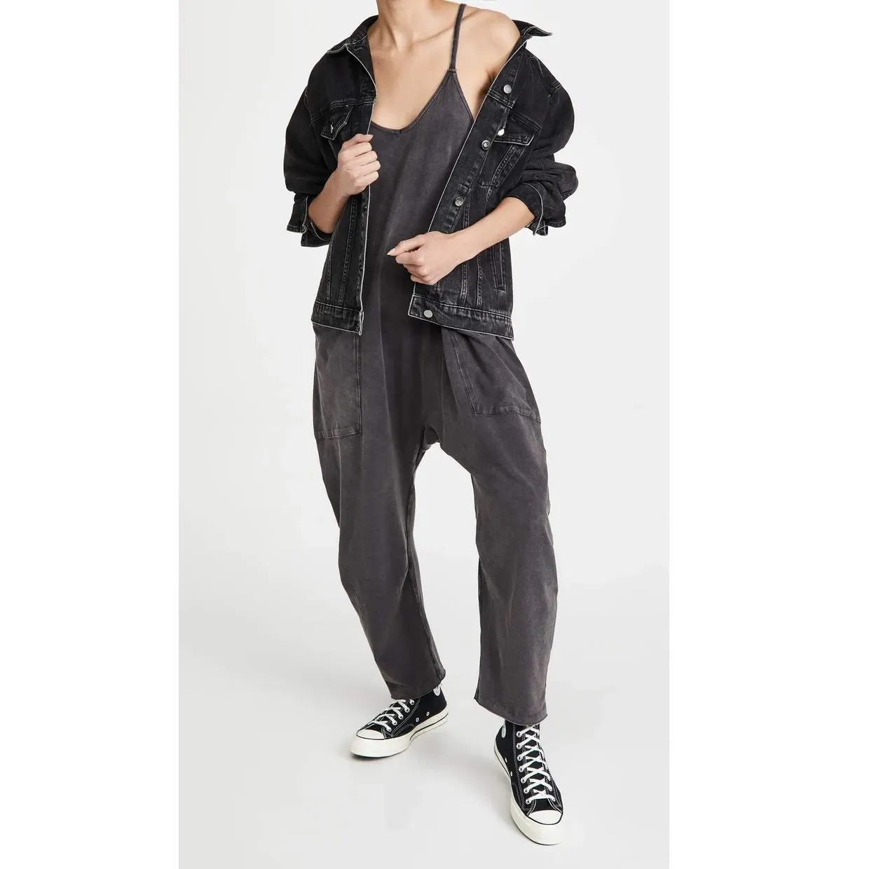 LAST DAY 49% OFF - Wide Leg Jumpsuit with Pockets (Buy 2 Free Shipping)