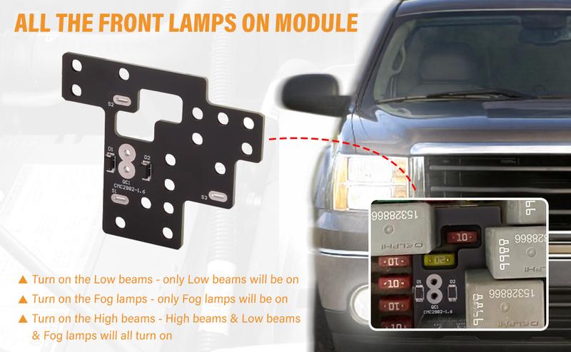 💪Hot Sale! 🔥49% OFF - 🚗6 High Mod for Fog Lights&Low Beams&High Beams Lamp on Simultaneously