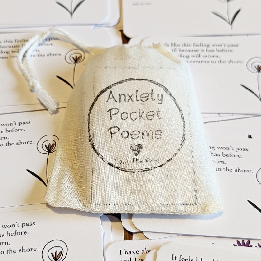 DJIWJDCDA Anxiety Affirmations Card Pack - Positive Quotes